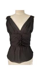 Dolce & Gabbana 100% zijde zwarte topje in maat M, Maat 38/40 (M), Dolce & Gabbana, Zwart, Ophalen of Verzenden