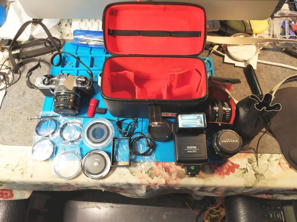 Vintage Pentax ME Super 35mm camera, Ophalen of Verzenden, Gebruikt, Compact, Pentax