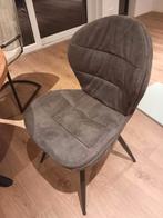 Eetkamerstoel Lenn - Hilton antraciet, Ophalen of Verzenden, Zo goed als nieuw, Grijs, Eén