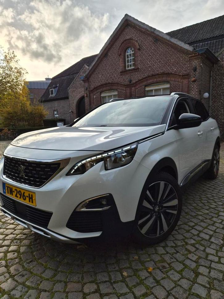 Peugeot 3008 1.2 Puretech 130pk S&S 2018 Wit, Auto's, Peugeot, Particulier, 360° camera, ABS, Achteruitrijcamera, Adaptieve lichten