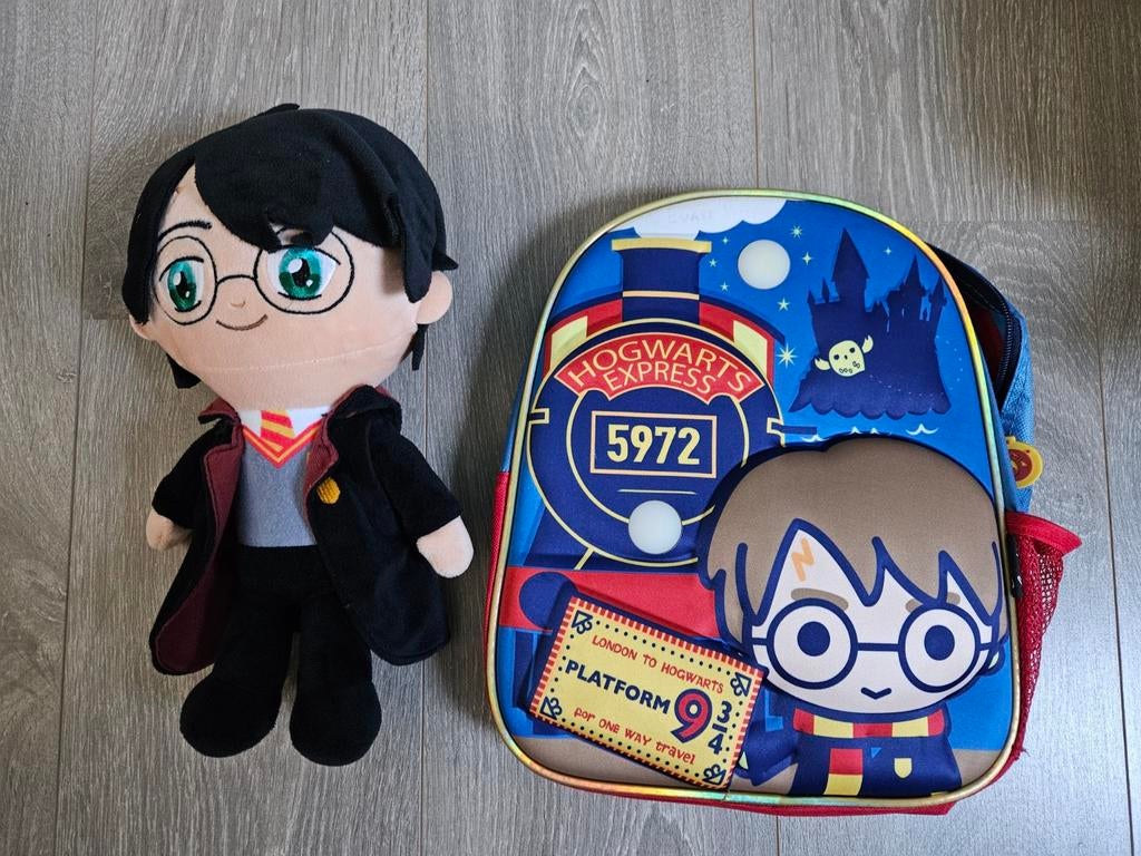 Harry Potter rugzak en knuffel, Ophalen