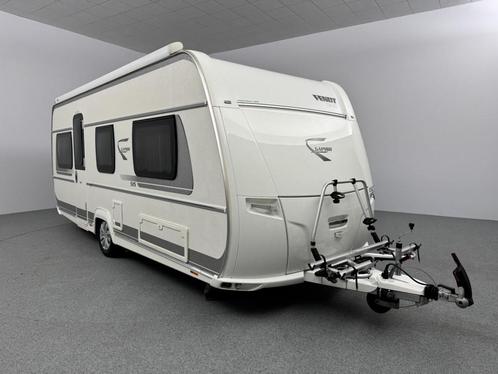 Fendt Saphir 515 SG Cassetteluifel Mover Fietsendrager, Caravans en Kamperen, Caravans, Bedrijf, Rondzit, Fendt, 2 aparte bedden