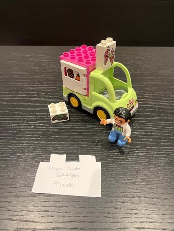 ZGAN Lego Duplo IJscowagen Icecream Van bus 10586 speelgoed beschikbaar voor biedingen