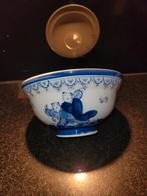 Antieke Chinese kom met blauwe decoratie, Antiek en Kunst, Ophalen