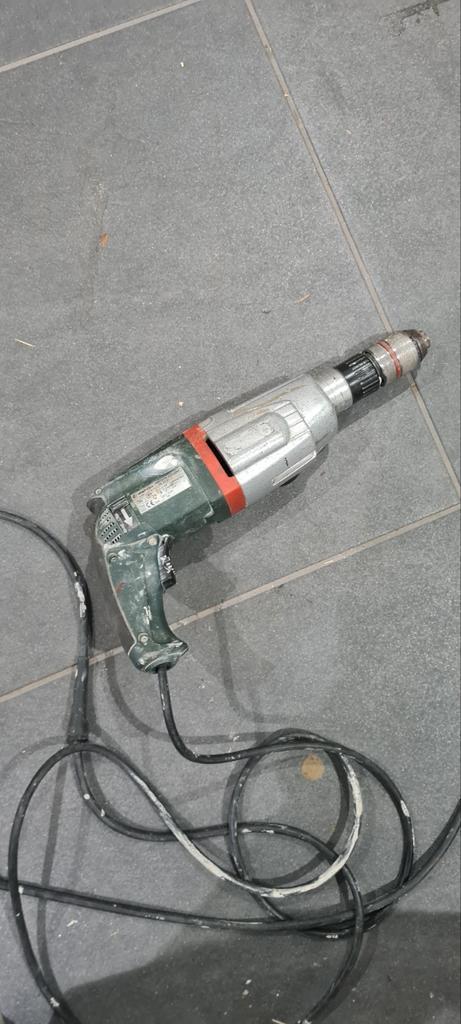 Metabo Boormachine - Sterk, maar klopfunctie defect, Doe-het-zelf en Verbouw, Gereedschap | Boormachines, Ophalen of Verzenden