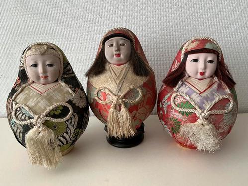 3 “Daruma Dharma Poppen” uit Japan, Antiek en Kunst, Kunst | Niet-Westerse kunst, Ophalen of Verzenden