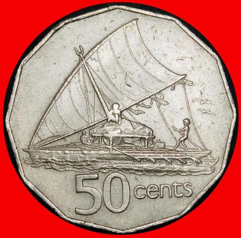 Ⰶ AUSTRALIA 1975-1987: FIJI 50 CENTS 1981 ELIZABETH II 1953-, Postzegels en Munten, Munten | Oceanië, Losse munt, Verzenden
