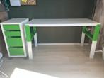 Ikea bureau pahl en kastje, Huis en Inrichting, Bureaus, Ophalen of Verzenden, Gebruikt, Bureau
