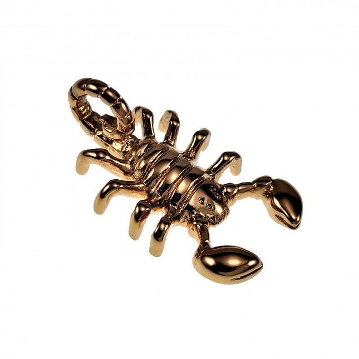 40mm x 21mm Schorpioen Hanger Unisex Verguld RVS Sterrenbeel, Sieraden, Tassen en Uiterlijk, Kettinghangers, Nieuw, Overige materialen