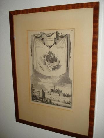 Betanieklooster Amsterdam, gravure, circa 1765 beschikbaar voor biedingen
