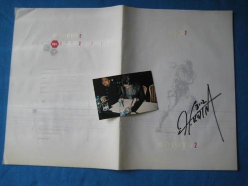 Metal Gear Solid promo Kaart Cards, Flyer, Press Kit, Poster, Spelcomputers en Games, Games | Overige, Zo goed als nieuw, Avontuur en Actie