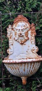 Prachtige gietijzeren fontein voor decoratie (brocante), Tuin en Terras, Ophalen of Verzenden, Gebruikt