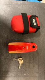Abus remschijf slot met alarm, Ophalen of Verzenden, Zo goed als nieuw