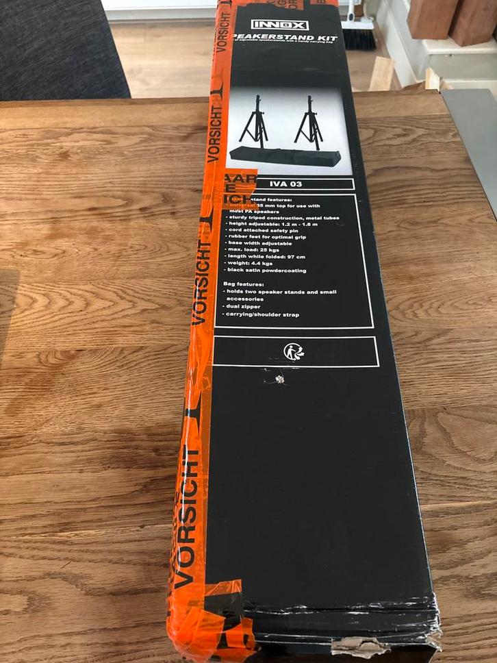 Innox IVA 03 Speakerstandaard Set - Nieuw, Muziek en Instrumenten, Standaards, Nieuw, Instrumentstandaard, Speaker, Verzenden