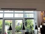 3x hanglamp aan rails, Huis en Inrichting, Ophalen, Metaal, 75 cm of meer