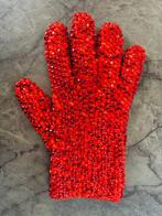 Michael Jackson pro glitter handschoen rood, Hobby en Vrije tijd, Overige Hobby en Vrije tijd, Ophalen of Verzenden, Nieuw