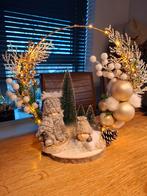 Decoratief kerststukje met lichtjes, Diversen, Kerst, Ophalen