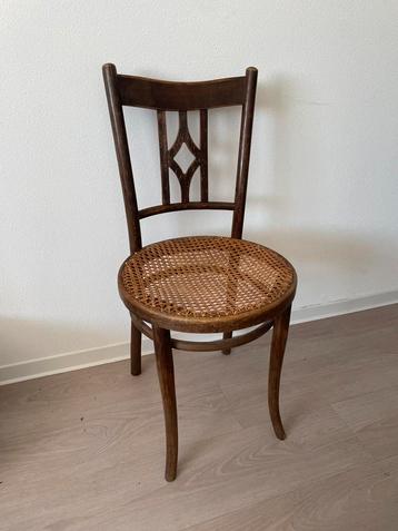 Authentieke Vintage Thonet Wien Bentwood stoel 1920 beschikbaar voor biedingen