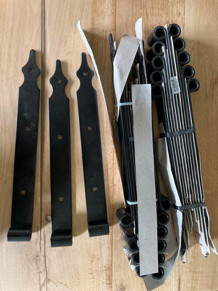 Luikbeslag Hengen en Duimen - 24 Sets - Nieuw, Doe-het-zelf en Verbouw, Hang- en Sluitwerk, Nieuw, Scharnier, IJzer, Ophalen of Verzenden