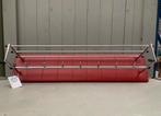 Rode wandkapstok met metalen rek - vintage retro kapstok, Gebruikt, Onbekend, Onbekend, Metaal