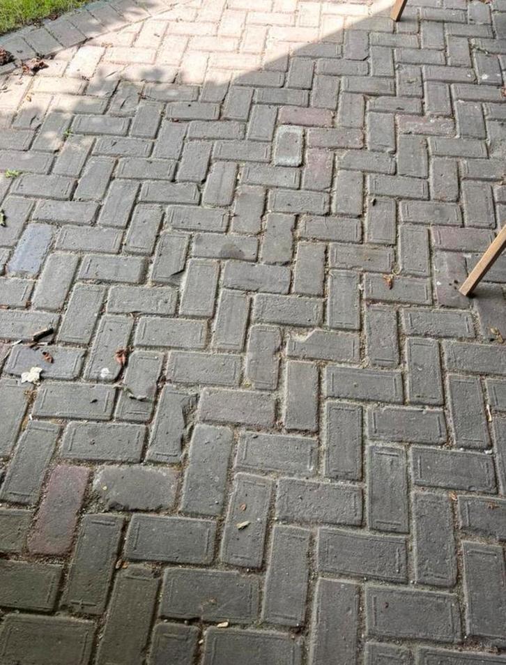 Oude waaltjes dik formaat, Tuin en Terras, Tegels en Klinkers, Gebruikt, Klinkers, Ophalen