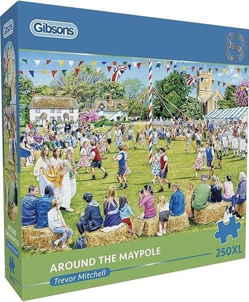 Gibsons - Around the Maypole - 250XL stukjes, Hobby en Vrije tijd, Denksport en Puzzels, Nieuw, Legpuzzel, Minder dan 500 stukjes