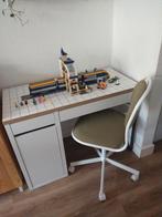 Ikea bureauset bureau Micke en bureaustoel Örfjäll, Huis en Inrichting, Bureaus, Ophalen, Zo goed als nieuw