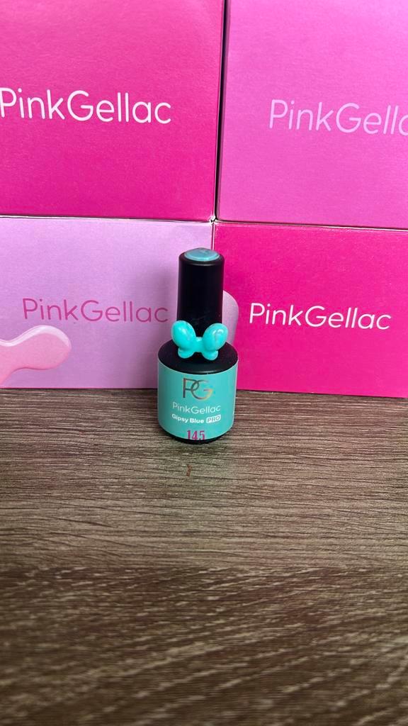 Pink gellac Gipsy Blue 145, Sieraden, Tassen en Uiterlijk, Uiterlijk | Cosmetica en Make-up, Gebruikt, Handen en Nagels, Overige kleuren