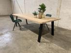 Eiken eettafel op maat - ALLES MOGELIJK, Eikenhout, Vijf personen of meer, Rechthoekig, Nieuw