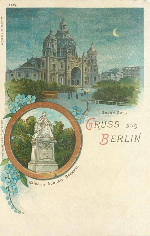 (379-163-029) Berlin Litho, Verzamelen, Ansichtkaarten | Buitenland, Duitsland, Verzenden