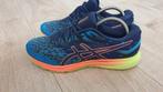 Asics DynaFlyte Blauw/Oranje - Maat 44, Blauw, Sportschoenen, Ophalen of Verzenden, Gedragen