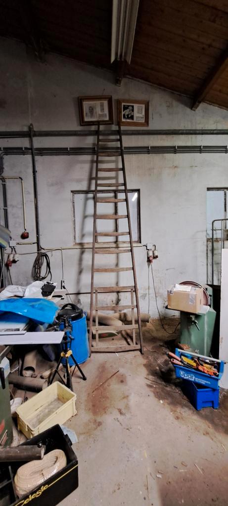 Schildersladder te koop, Doe-het-zelf en Verbouw, Ladders en Trappen, Gebruikt, Minder dan 2 meter, Ophalen