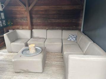 Waterbestendige Loungebank Taupe - 7 Delig beschikbaar voor biedingen
