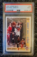 Michael Jordan Upper Deck 91-92 PSA 9 #69 Basketball Chicago, Hobby en Vrije tijd, Stickers en Plaatjes, Ophalen of Verzenden