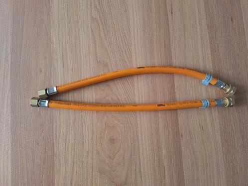 2 propaan/butaan gasslangen 40cm, Caravans en Kamperen, Kampeeraccessoires, Zo goed als nieuw, Ophalen of Verzenden
