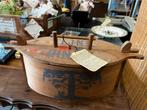 Vintage Houten Lunchbox, Antiek en Kunst, Ophalen of Verzenden