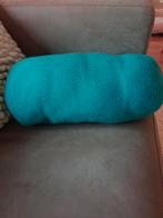Leuk blauw kussen, Ophalen of Verzenden, Gebruikt, Blauw, Cilindervormig