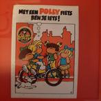 Vintage sticker Met een Polly fiets ben je iets! Sticker 2, Ophalen of Verzenden, Zo goed als nieuw, Overige typen