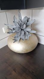 Aardewerk Vaas - Gouden Kleur - 45 cm, Ophalen, Overige kleuren, Aardewerk of Porselein, Zo goed als nieuw
