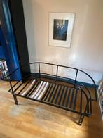 Stijlvolle metalen bank, Gebruikt, Minder dan 75 cm, Tweepersoons, Ophalen of Verzenden