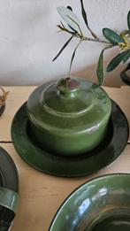 Oude brocante emaille botervloot, Antiek en Kunst, Ophalen of Verzenden