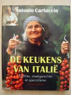 Antonio Carluccio - De Keukens van Italie, Boeken, Ophalen of Verzenden, Zo goed als nieuw, Italië, Gezond koken