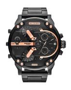 Diesel Mr. Daddy DZ7312 Heren Horloge 57mm 3ATM, Overige merken, Staal, Staal, Ophalen of Verzenden