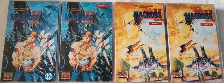 Kiseki Macross Deel 1,2,3 & 4 VHS Cartoon/Anime, Cd's en Dvd's, VHS | Film, Gebruikt, Actie en Avontuur, Alle leeftijden, Ophalen of Verzenden