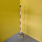 Messing en onyx marmeren vloerlamp, jaren 70, Huis en Inrichting, Lampen | Vloerlampen, Jaren 70, 100 tot 150 cm, Gebruikt, Metaal