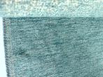 25 meter meubelstof turquoise + roomwit gemêleerd; NU 20€ PM, Overige materialen, Blauw, 120 cm of meer, Ophalen of Verzenden