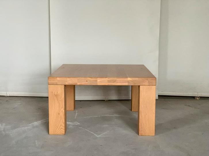 Minimaltische coffeetable, massief hout, Antiek en Kunst, Antiek | Meubels | Tafels, Ophalen of Verzenden