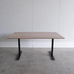 Restpartij - Vergadertafel - 160x100cm - Midden eiken blad, Huis en Inrichting, Bureaus, -, -, In hoogte verstelbaar, Ophalen of Verzenden