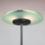 Aureola Halo Vloerlamp - Cini & Nils | Lichtgroene Glasplaat, Huis en Inrichting, Lampen | Vloerlampen, Ophalen, Gebruikt, 150 tot 200 cm