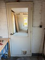 Deur hardhout, Ophalen, Gebruikt, 80 tot 100 cm, 200 tot 215 cm